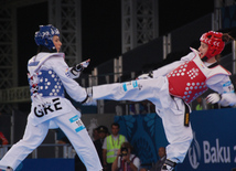 Bakı 2015 I Avropa Oyunları çərçivəsində taekvondo yarışları. Azərbaycan, 16 iyun 2015